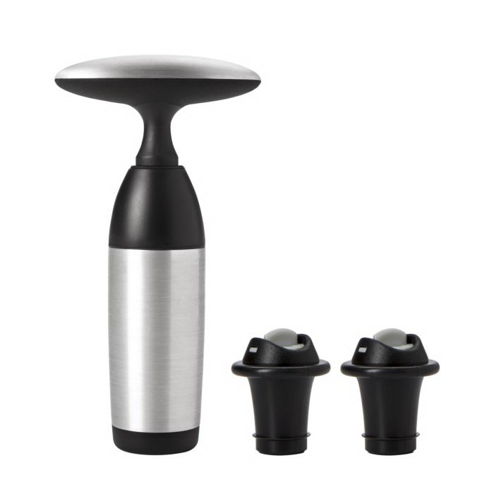 Good Grips 3113600 Wine Stopper Set, Silicone/Stainless Steel - 2