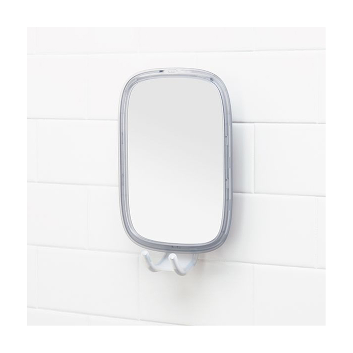 Good Grips StrongHold Series 13206400 Suction Fogless Mirror, 7.2 in W, 13.2 in H, Wall Mounting - 3