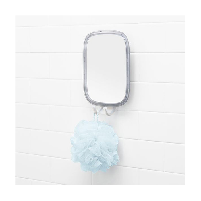 Good Grips StrongHold Series 13206400 Suction Fogless Mirror, 7.2 in W, 13.2 in H, Wall Mounting - 4