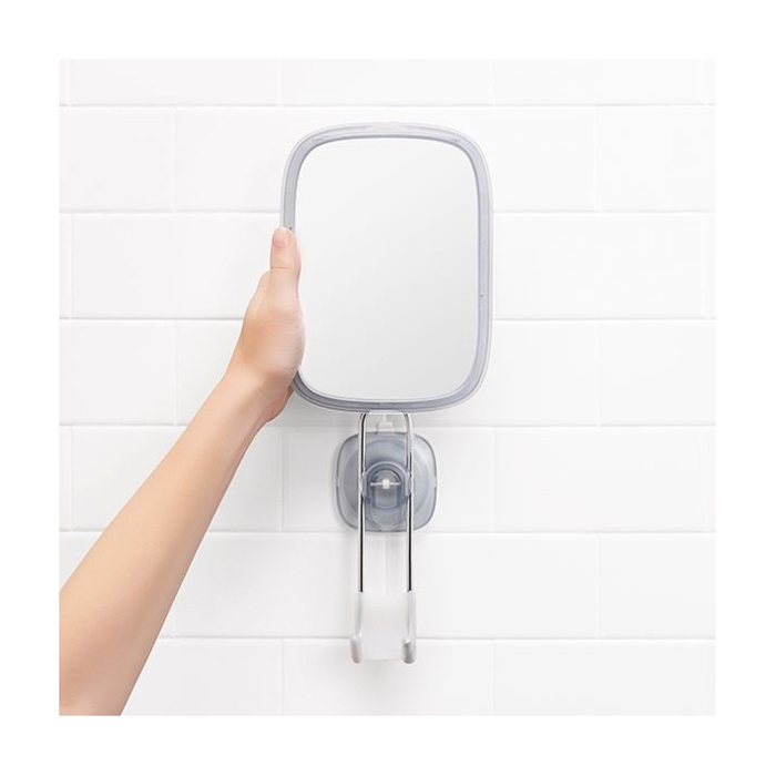 Good Grips StrongHold Series 13206400 Suction Fogless Mirror, 7.2 in W, 13.2 in H, Wall Mounting - 5