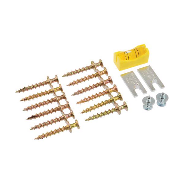 Hillman 121169 Hangman Picture Hanging Kit, Gold-Coated, 17-Piece