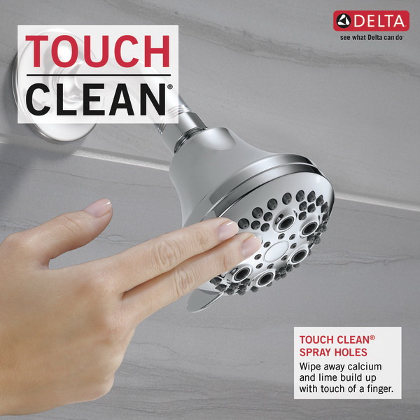 Delta 13 Series 134900-A Tub and Shower Complete Rough and Trim, 1.75 gpm Showerhead, Shower/Tub Diverter Tub Spout - 4
