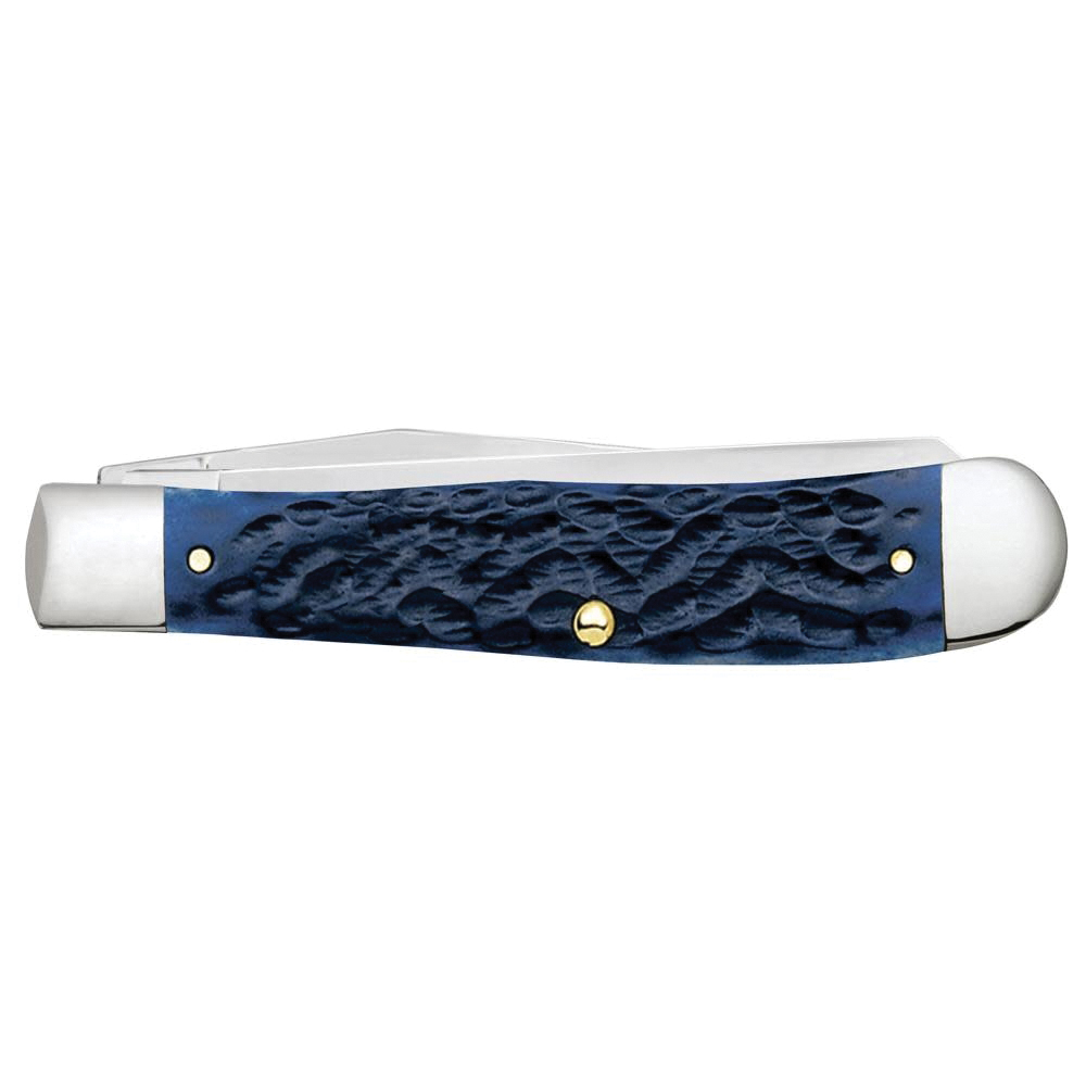 Case XX 01058 Trapper Pocket Knife, 3.25, 3.27 in L Blade, Tru-Sharp Stainless Steel Blade, 2-Blade, Jigged Handle - 3