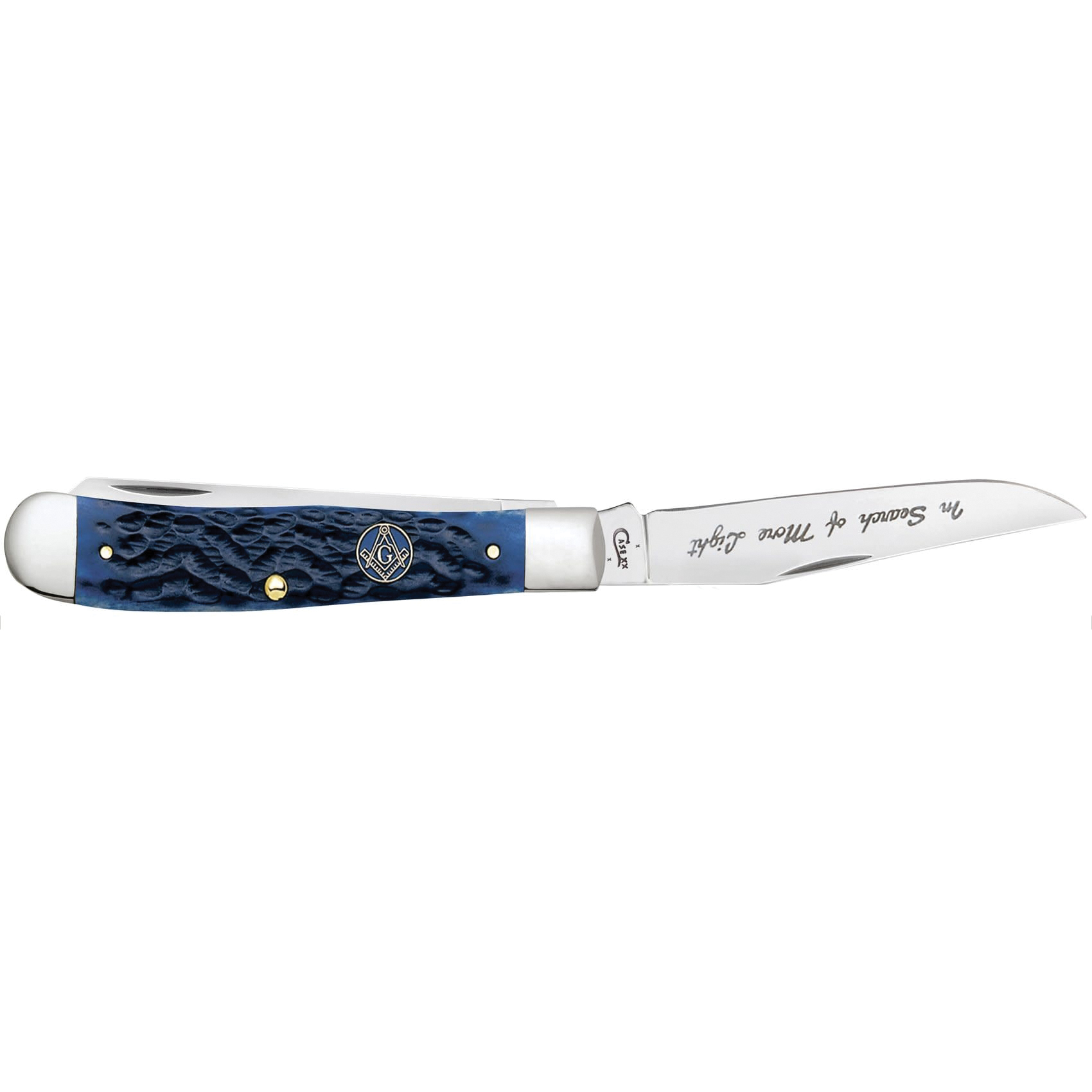 Case XX 01058 Trapper Pocket Knife, 3.25, 3.27 in L Blade, Tru-Sharp Stainless Steel Blade, 2-Blade, Jigged Handle - 4