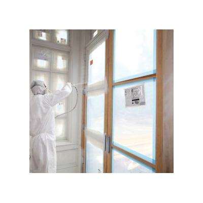 Dupont Tyvek Protective Coveralls with Hood and Boots, Trimaco, 2XL, Zipper Closure, Fabric, White - 2
