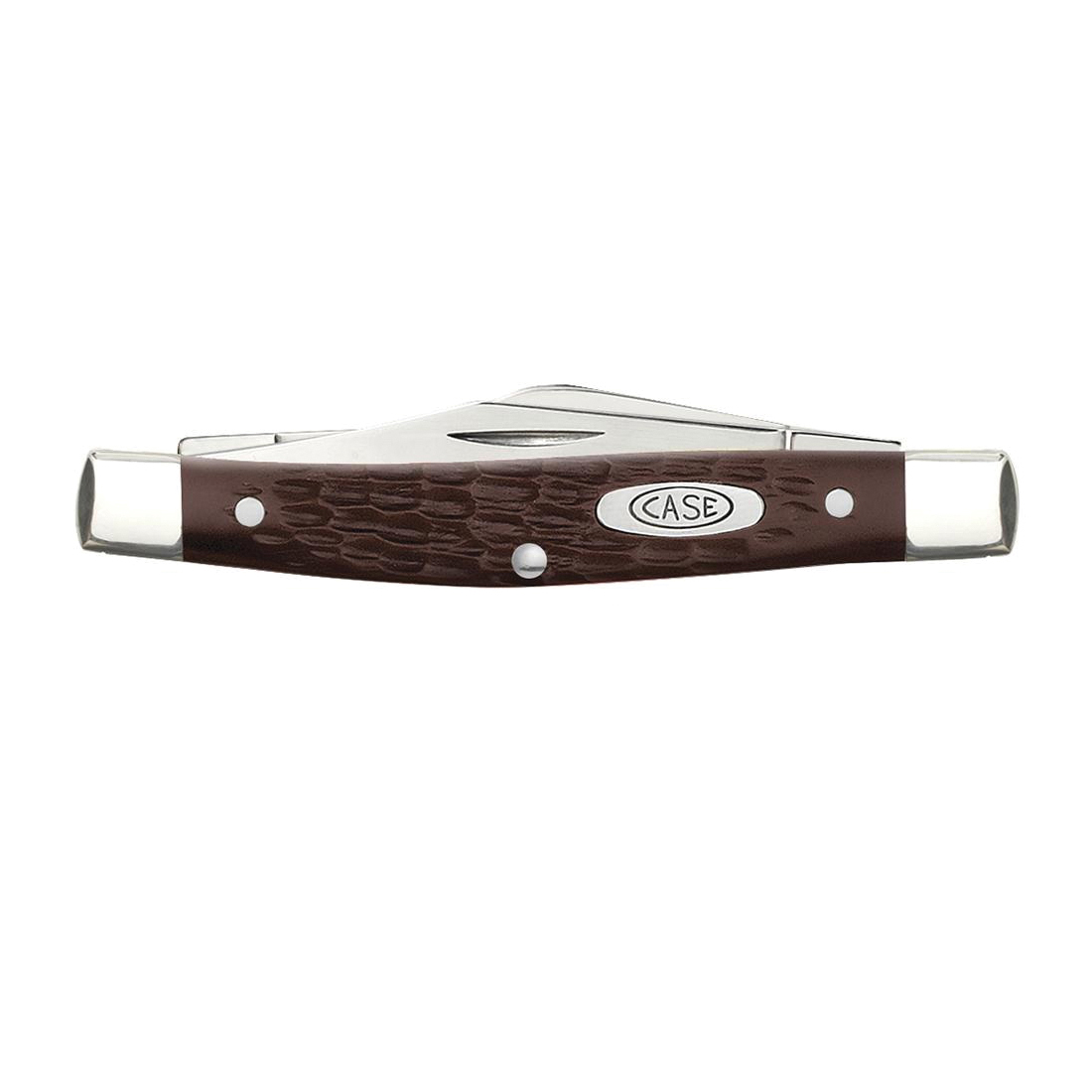 Case XX 00106 Medium Stockman Pocket Knife, Clip, Pen, Sheepfoot Blade, As-Ground Blade, 1.57, 1.58, 2.42 in L Blade