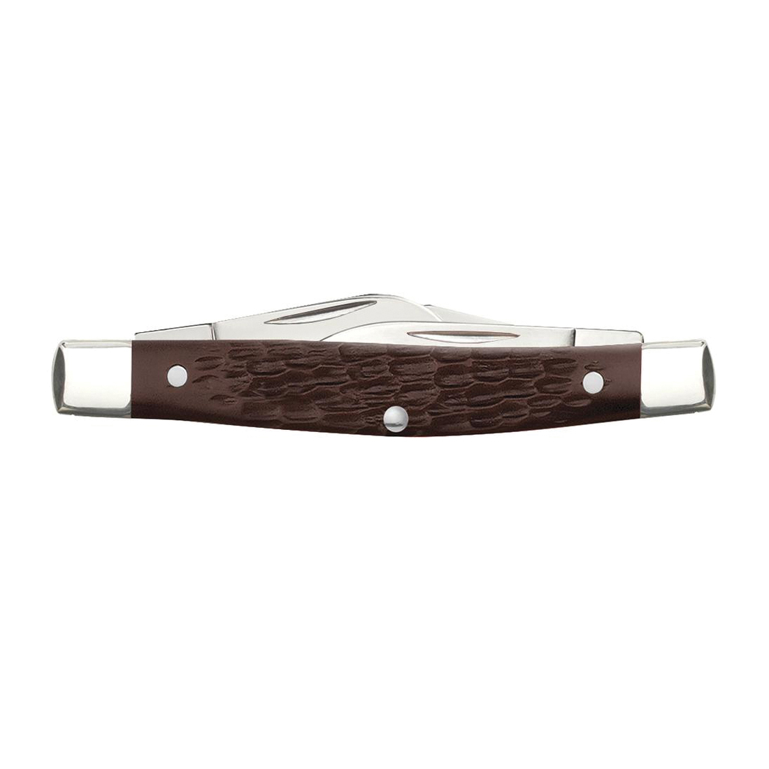 Case XX 00106 Medium Stockman Pocket Knife, Clip, Pen, Sheepfoot Blade, As-Ground Blade, 1.57, 1.58, 2.42 in L Blade