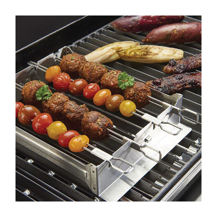 Broil King 69138 Narrow Kebab Rack, Stainless Steel - 3