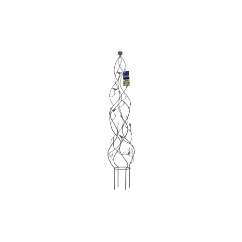 Gardman R524 Nature Pot Obelisk, 10 in W, 4 ft H, Steel, Bronze, Powder-Coated