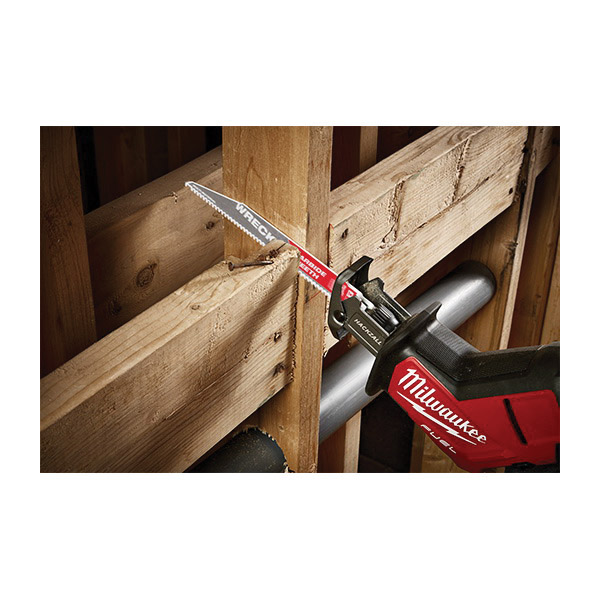 Milwaukee WRECKER 48-00-5242 Reciprocating Saw Blade, 9 in L, 6 TPI, Carbide Cutting Edge