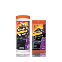 Armor All 10863 Cleaning Wipes, 7 in L, 8 in W, Citrus, Leather, Woody, Cloth, 25-Wipes - 2