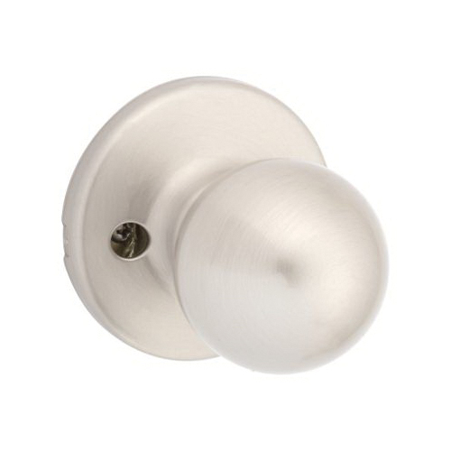 Kwikset Polo Series 200P 15 Passage Knob, Satin Nickel, 2-3/8 to 2-3/4 in Backset, Left, Right Hand - 2