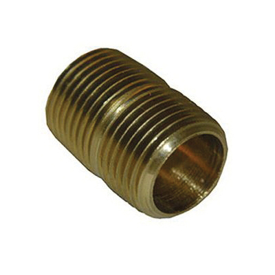 Lasco 26-2400 Pipe Nipple, 1/2 in, Brass, SCH 40 Schedule, 150 psi Pressure, Close L