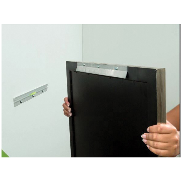 Mirror and Picture Hanger, Hangman, 300 lb, Aluminum, Screw - 3