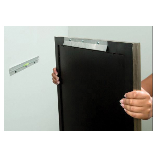 Mirror and Picture Hanger, Hangman, 300 lb, Aluminum, Screw - 5