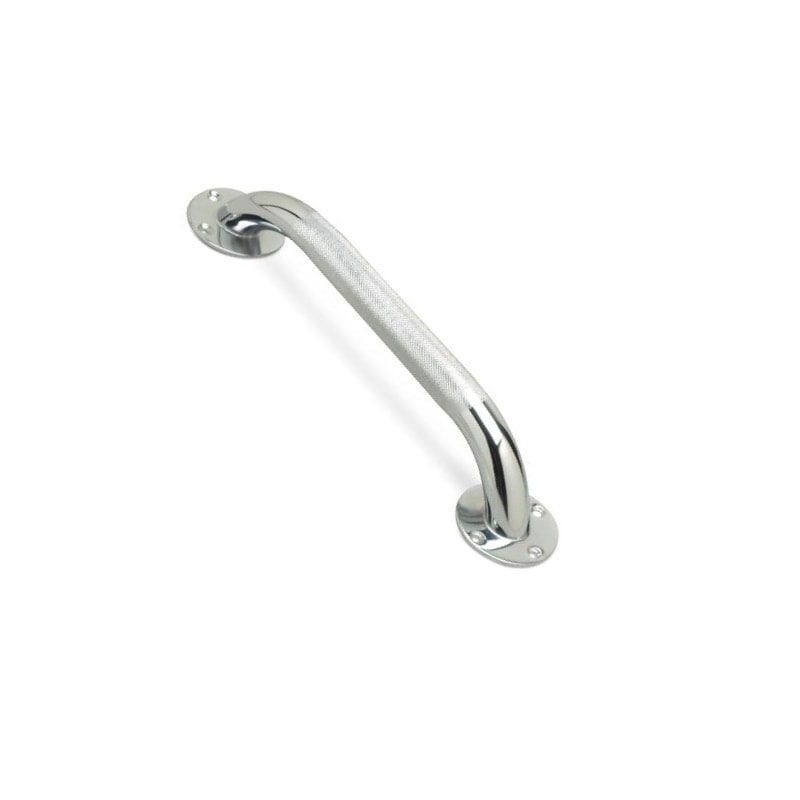 MDS86012CHR Grab Bar, 300 lb, Steel, Chrome-Plated, Wall Mounting