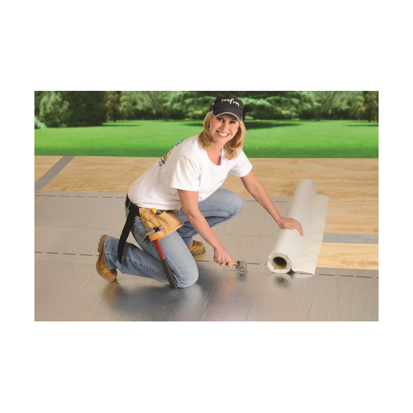 MFM Peel and Seal 50042 Shrink-Wrapped Self-Stick Roofing, 33-1/2 ft L, 6 in W, 100 sq-ft Coverage Area, Asphalt/Polymer - 2