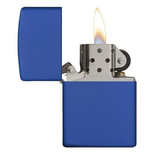 Zippo Classic Series 229 Windowproof Pocket Lighter, Lighter Fuel, Refillable: Yes, Royal Blue Matte - 3