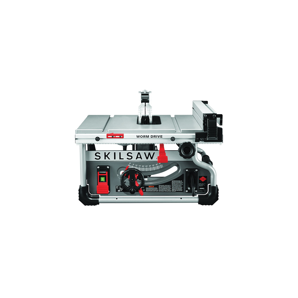 SKILSAW SPT99T-01 Portable Worm Drive Table Saw, 120 VAC, 15 A, 8-1/4 in Dia Blade, 5/8 in Arbor, 5300 rpm Speed - 3