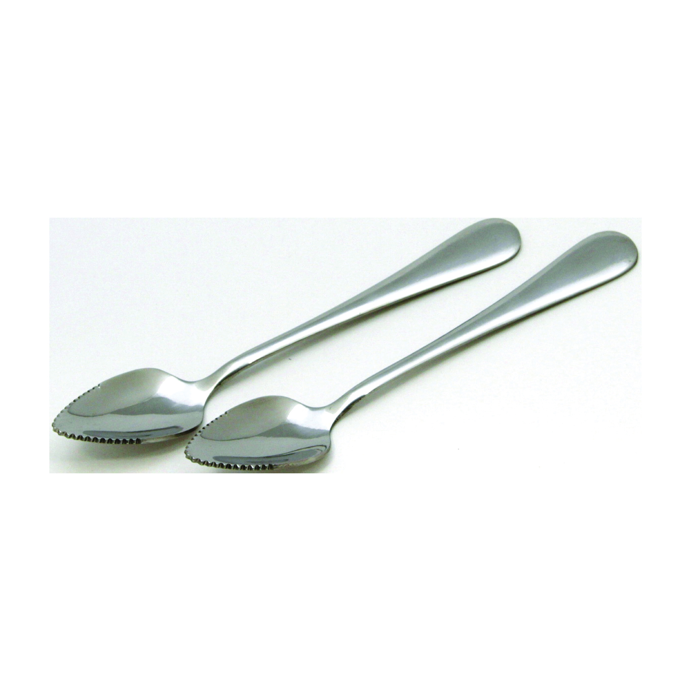 Chef Craft 21521 Grapefruit Spoon Set, 7 in OAL, Stainless Steel, Polished Mirror
