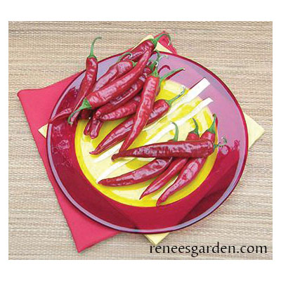 Vegetable Seed, Renee's Garden, Traditional Chile Peppers Tibetan Lhasa, 0.16 g Pack - 2