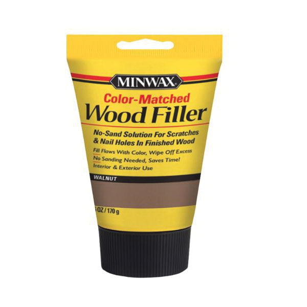 448530000 Wood Filler, Solid, Walnut, 6 oz