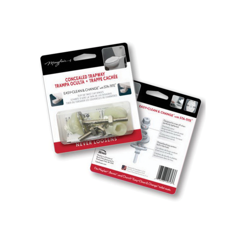 Mayfair CONCEALEC Hardware Kit, For: Concealed Trapway Toilets