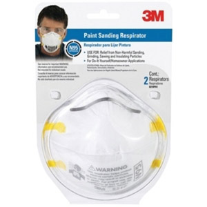 8654 Disposable Paint Sanding Respirator, N95 Filter Class, 95 % Filter Efficiency