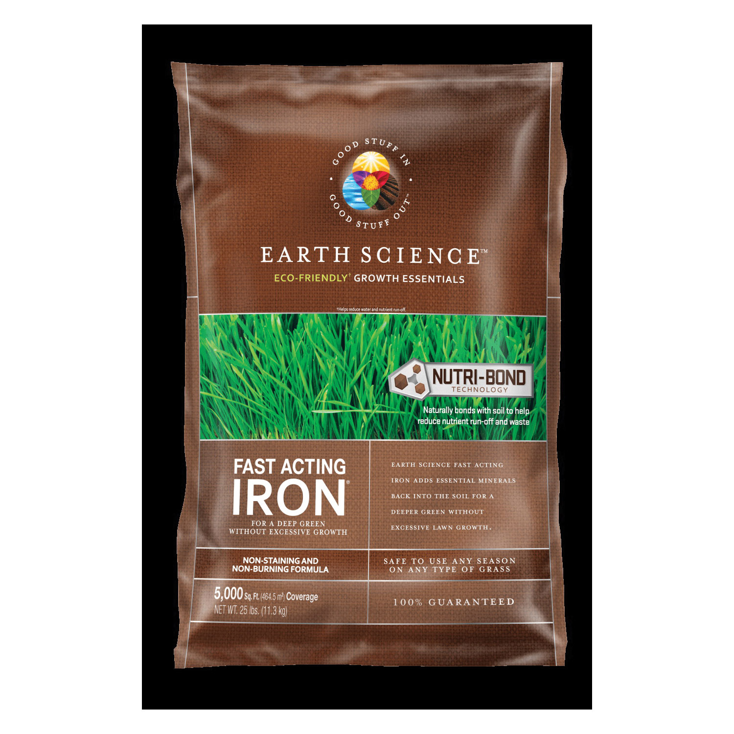 Earth Science Iron Treatment 5000 sq ft 25 lb