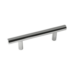 Melrose Series 59920 Cabinet Pull, 5 in L Handle, 1.3 in Projection, Steel, Polished Chrome