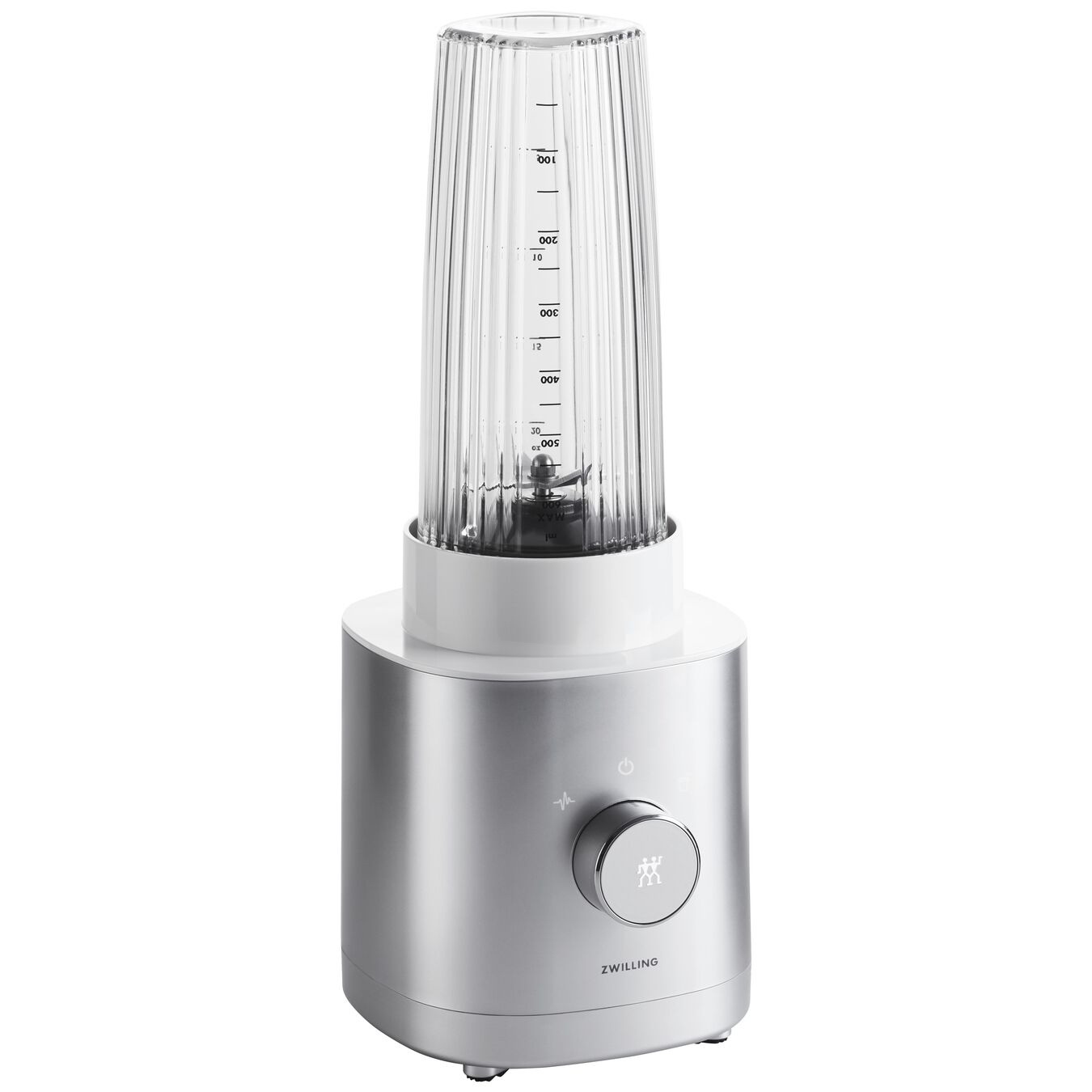 Zwilling 53100-900 Personal Blender, 550 mL Bowl, 600 W, 1-Speed, Silver, Plastic Bowl - 4