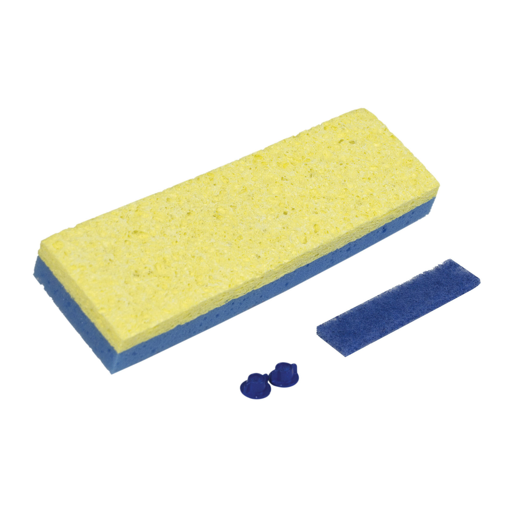 442ZQK Mop Refill, Sponge, Blue/Yellow