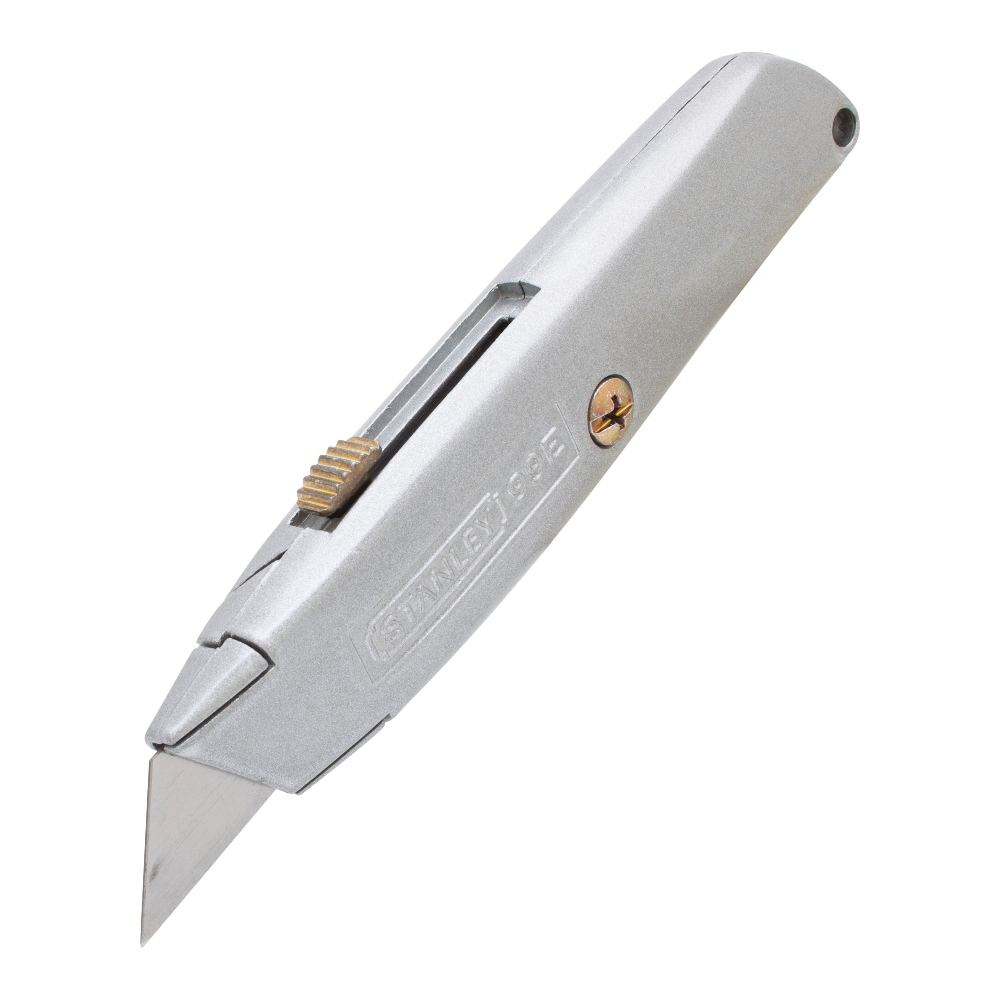 STANLEY Classic 99 Series 10-999 Retractable Utility Knife, Carbon Alloy Steel Blade, Gray Handle