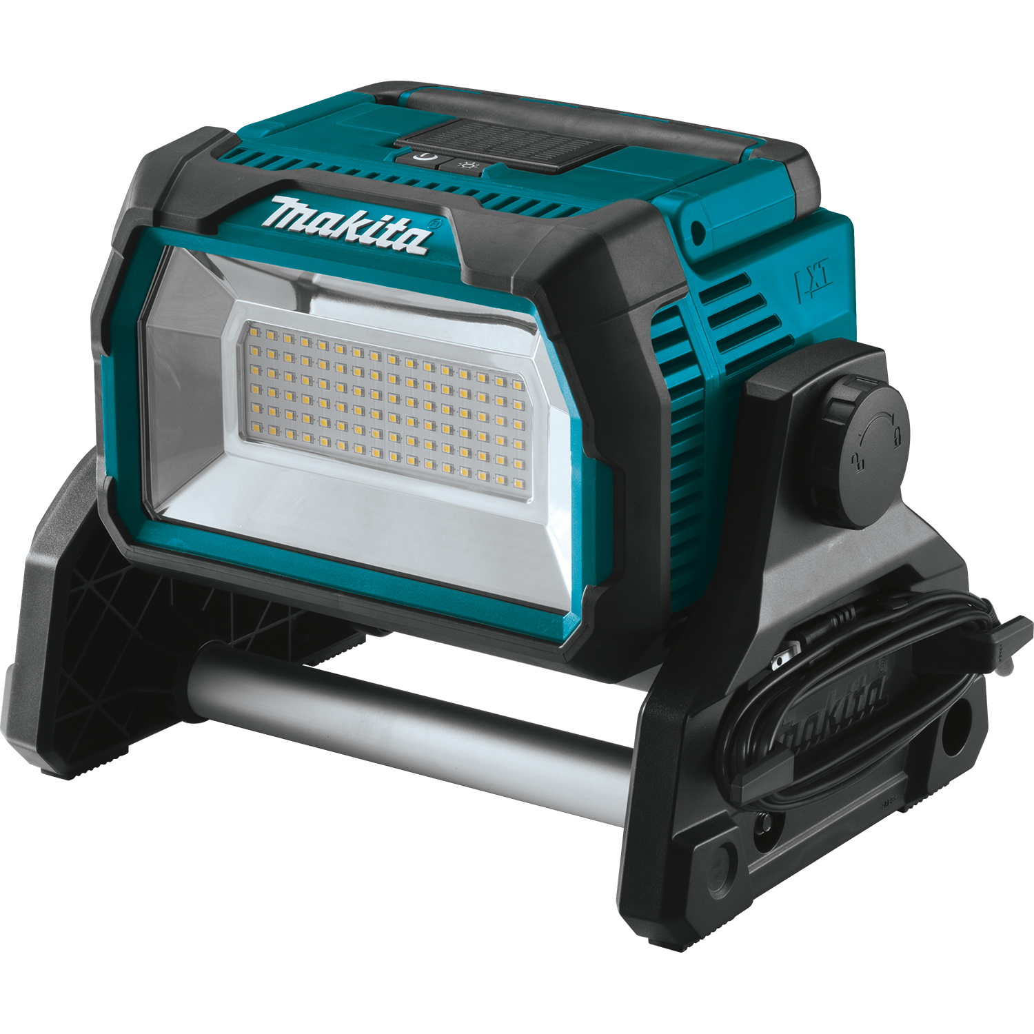 LXT Series DML809 Cordless/Corded Work Light, 120 VAC, 100.8 W, LXT Lithium-Ion Battery, 96-Lamp, LED Lamp