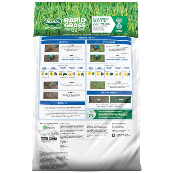 Scotts 18213 Rapid Grass Seed Mix, 5.6 lb Bag - 2