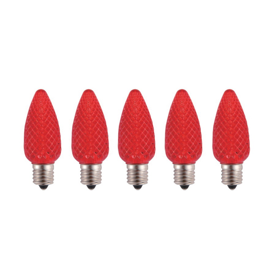 24992 Bulb, Intermediate Lamp Base, LED Lamp, Crystal Red Light