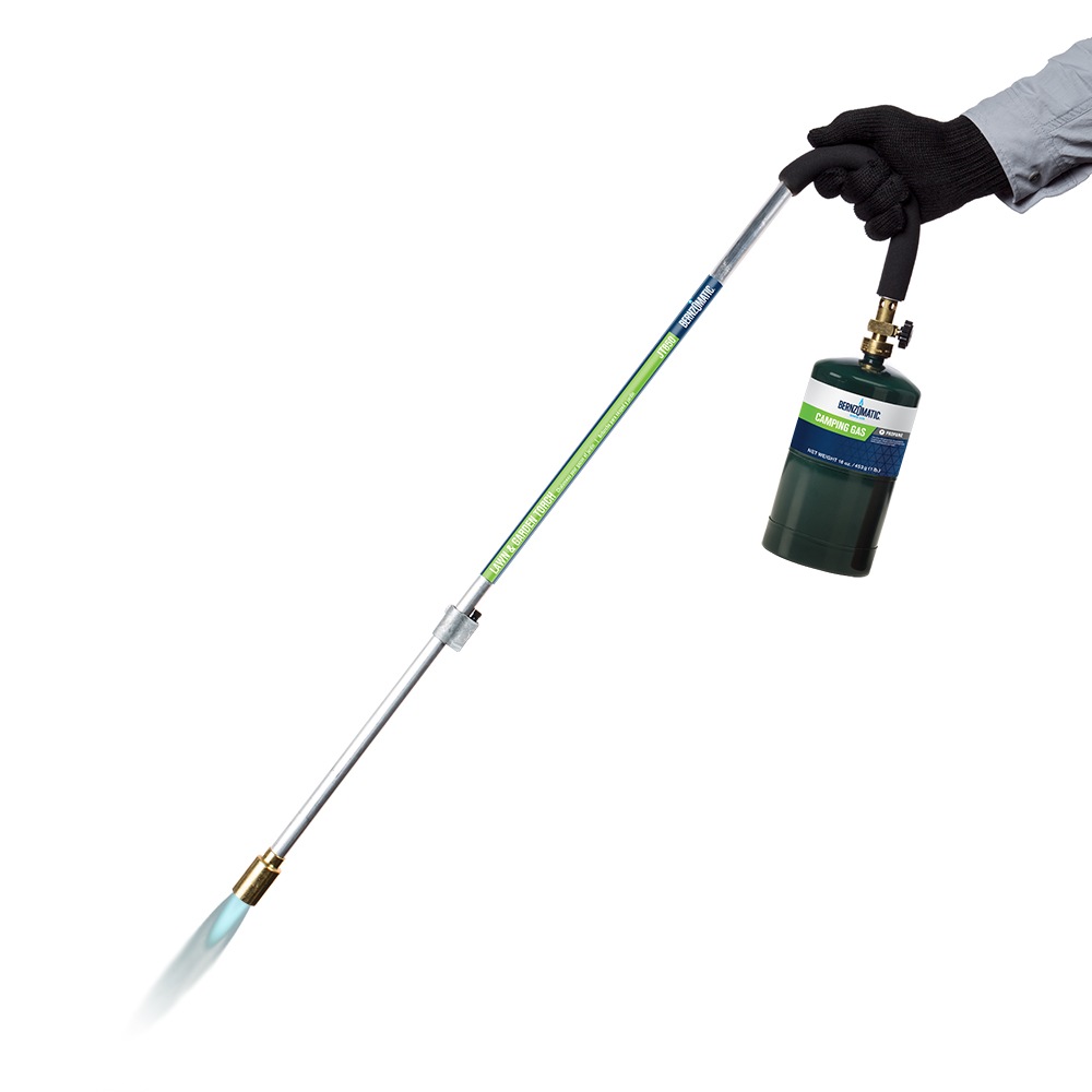 BernzOmatic JT850 Lawn and Garden Torch, 14 to 16 oz Fuel, Propane, Slip-Resistant Grip Handle - 3
