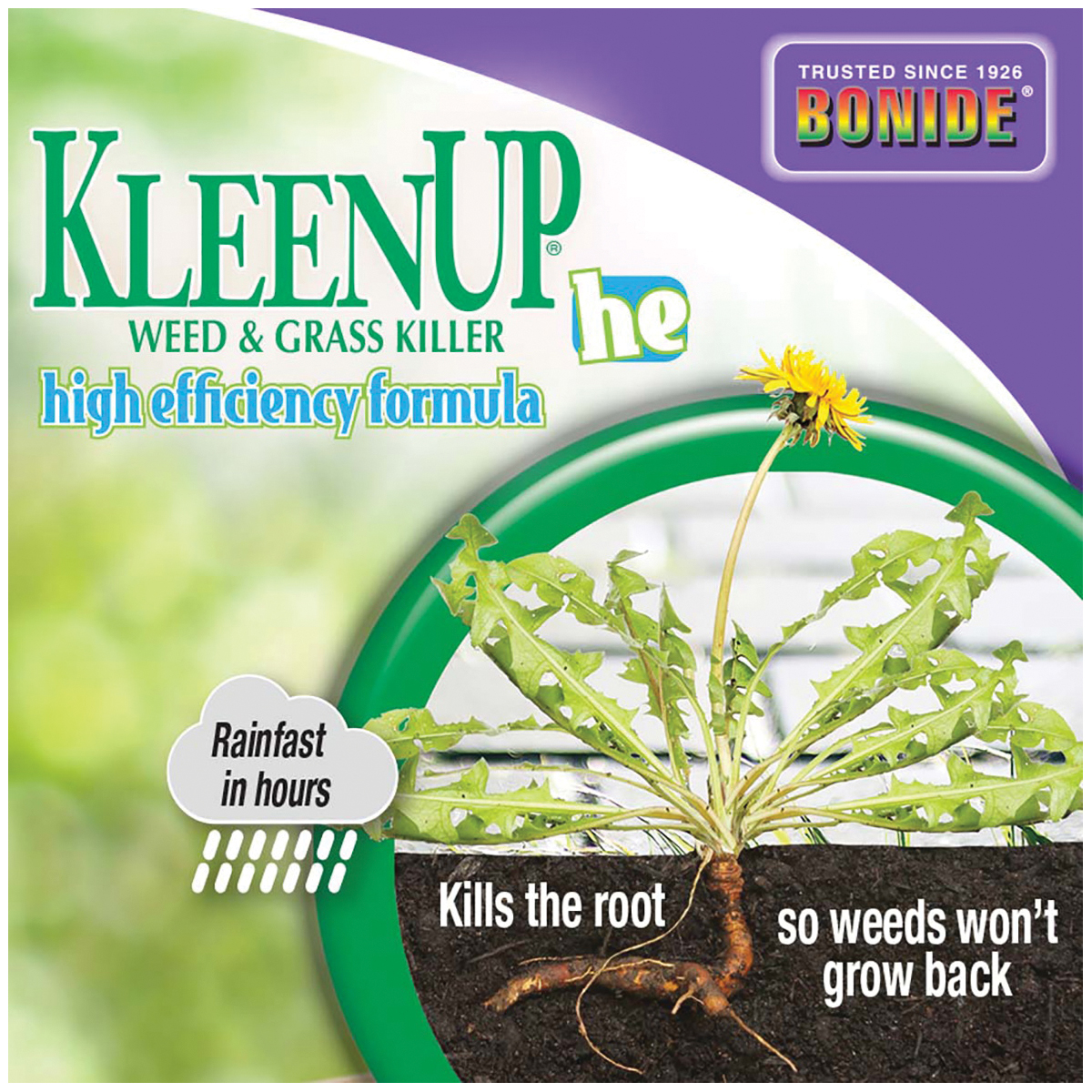 Bonide KleenUp he 754 Weed and Grass Killer Concentrate, Liquid, Amber/Light Brown, 1 gal - 3
