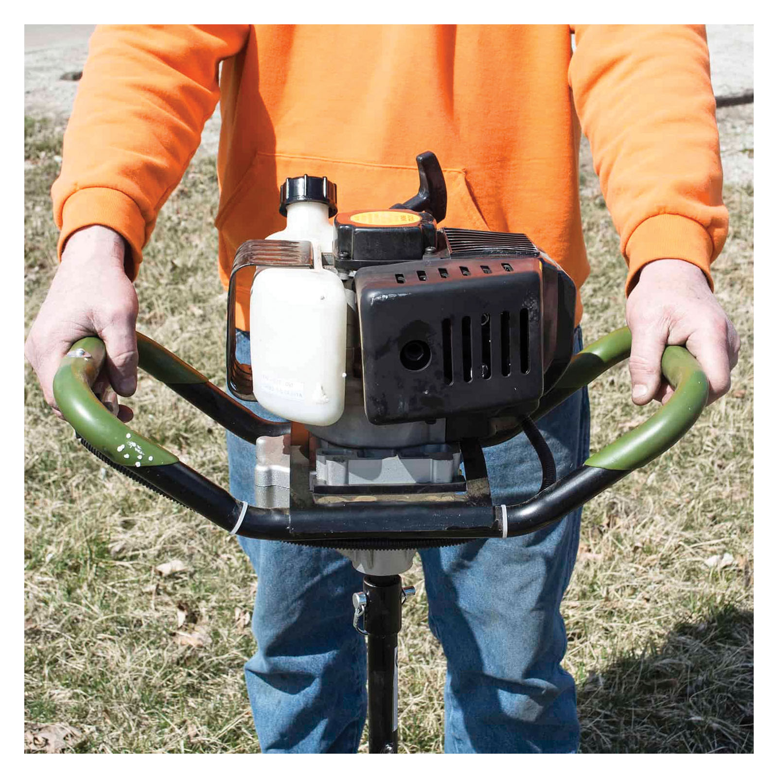 SPORTSMAN Earth AUGER43 Auger, 2-Cycle Engine, 43 cc Engine Displacement, 27 oz Fuel Tank, 6 in Dia Auger Bit - 3