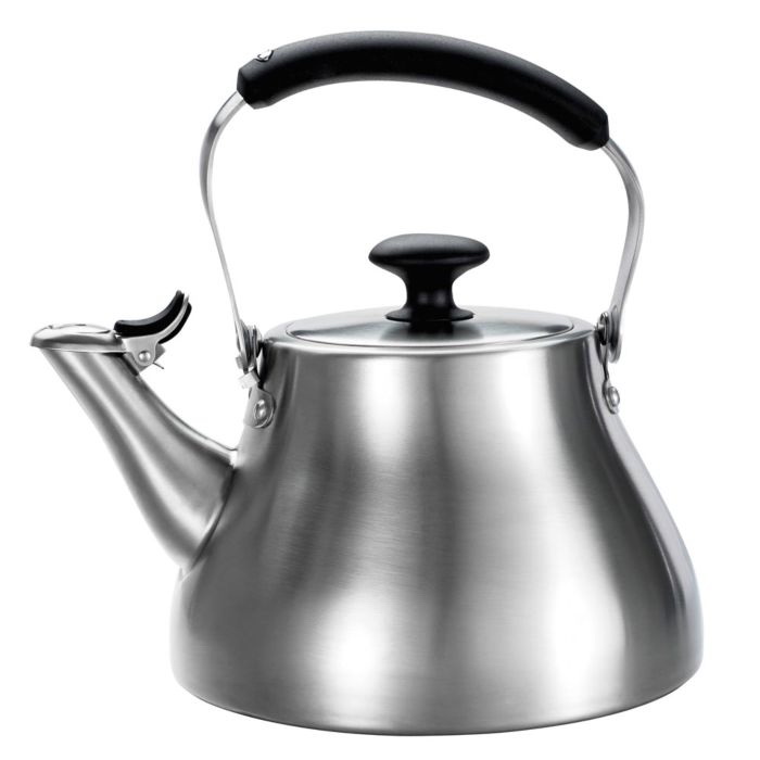 Oxo 1479500 Classic Tea Kettle, 1.7 qt Capacity, Insulated Handle, Silicone/Stainless steel, Brushed, Silver - 2
