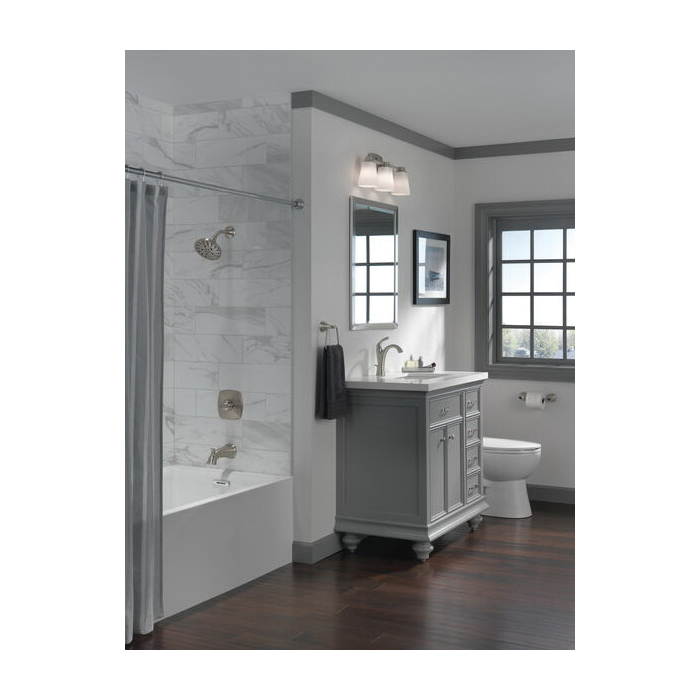 Sandover Bath Faucet, Delta, 1-Handle, Brushed Nickel - 3
