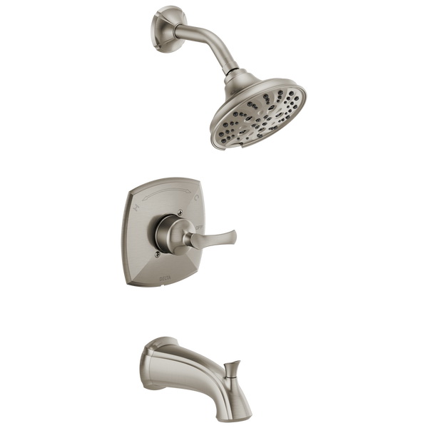 SANDOVER Monitor 14 144748-SP Series Tub and Shower Trim Set, Spotshield Brushed Nickel, 1.75 gpm Showerhead