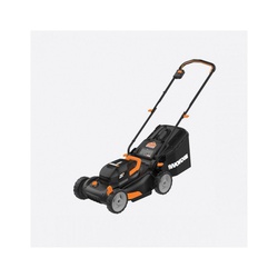 WG743 Lawn Mower, Tool Only, 4 Ah, 20 V, Lithium-Ion, 16 in W Cutting, 1-1/2 to 3-1/2 in H Cutting Increments