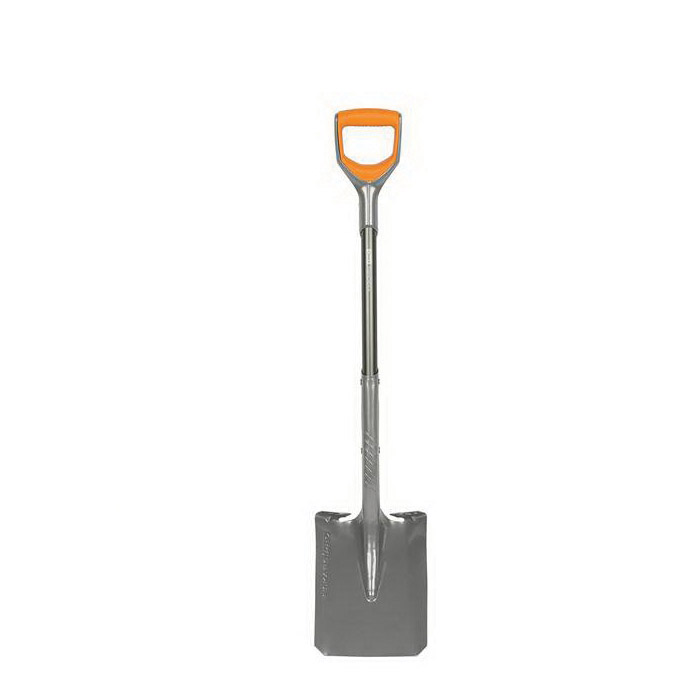 397970-1001 Pro Transfer Shovel, 6.2 in W Blade, Steel Blade, Aluminum Handle, D-Handle, Soft Grip Handle