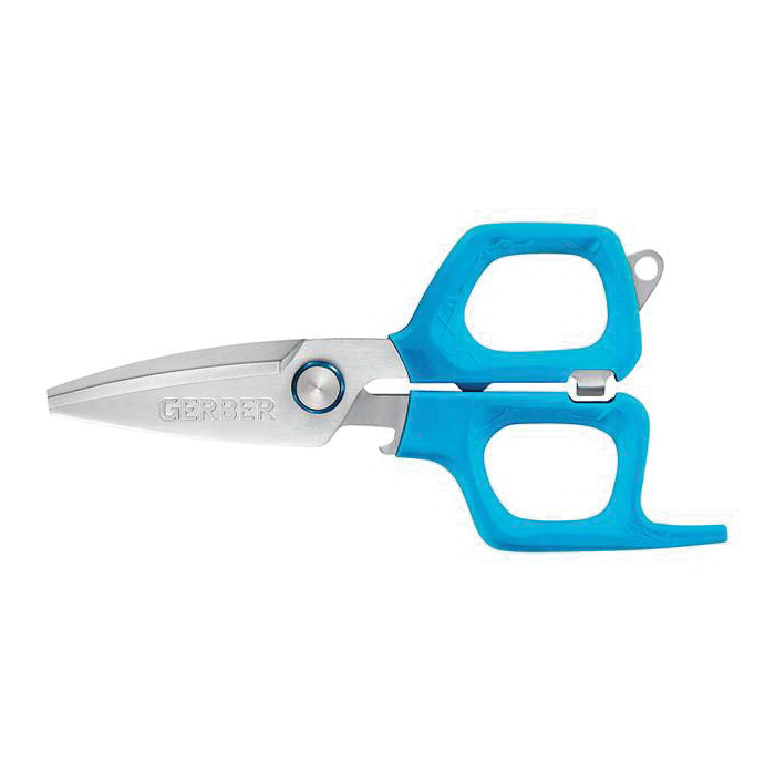 31-003553 Neat Freak Line Cutter Scissors, 6.1 in OAL, Ergonomic Handle, Blue Handle