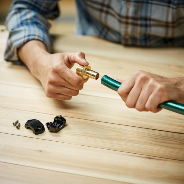 Gilmour 871524-1001 Heavy-Duty Hose End Coupling, Male, Metal