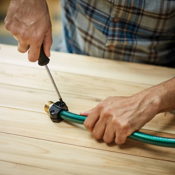 Gilmour 871524-1001 Heavy-Duty Hose End Coupling, Male, Metal