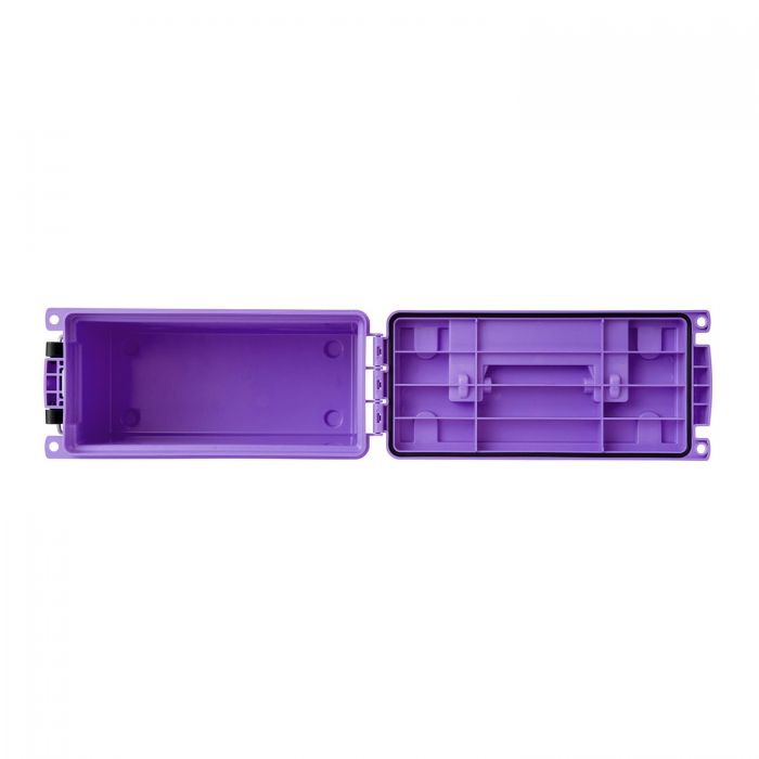 Sheffield 12632 Field Box, 11-1/2 in L, 5.06 in W, 7-1/4 in H, Plastic, Purple - 2