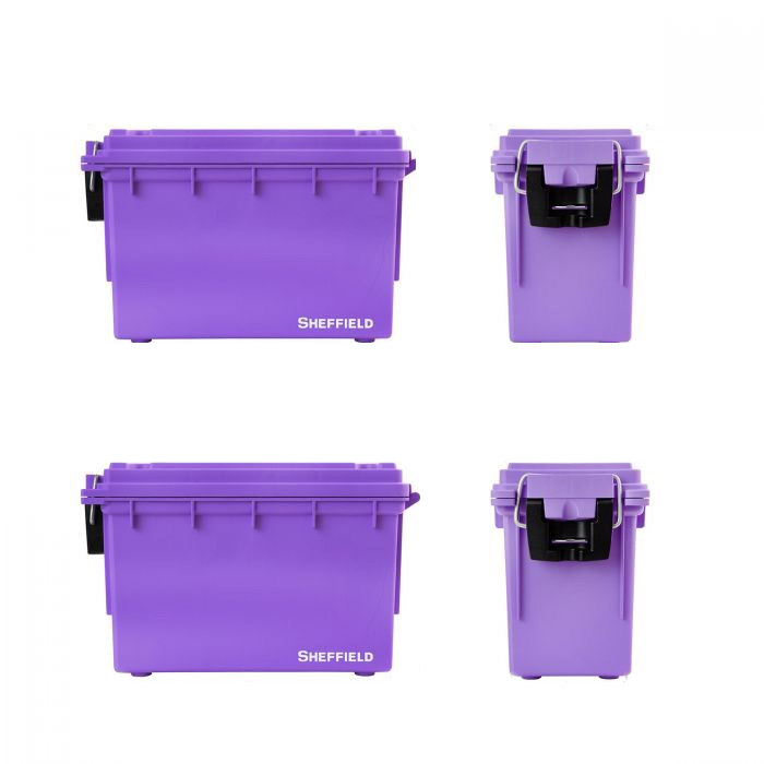 Sheffield 12632 Field Box, 11-1/2 in L, 5.06 in W, 7-1/4 in H, Plastic, Purple - 4