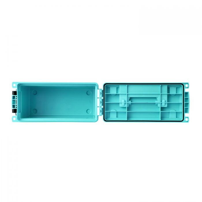 Sheffield 12633 Field Box, 11-1/2 in L, 5.06 in W, 7-1/4 in H, Plastic, Teal - 2